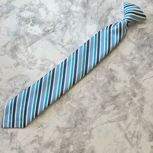 Blue Striped Men's Tie